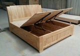 厂家直销四川成都实木家具实木床 全实木箱体床液压高箱柏木床