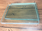 diy手工皮革皮工具刮胶板涂抹床面处理剂钢化玻璃板皮革削薄垫板