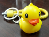 小鸭子挂件 发光会叫LED灯  大黄鸭手电筒 汽车钥匙扣/链挂件包
