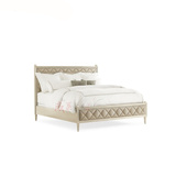 美式乡村婚床 新古典实木床软包 欧式简约北欧双人床1.8雕刻婚床