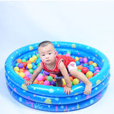 充气海洋球池宝宝彩色塑料球池婴儿加厚游泳池儿童玩具球池波波池