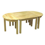 幼儿园实木桌椅橡胶木樟子松杉木木质桌椅儿童学习学生课桌椅