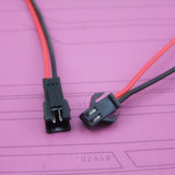 1.8外径端子 公母插头线 10CM长 连接线 制作配件 对接线  插接线