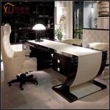 2016新款时尚现代风格烤漆电脑桌老板桌经理桌办公桌 可定制定做