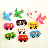 冰箱贴磁贴创意韩国立体吸铁石小汽车飞机磁力贴儿童宝宝早教玩具