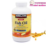 美国直邮现货Kirkland柯克兰深海鱼油软胶囊Fish Oil 400粒心血管