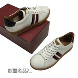 BALLY/巴利 男士系带白色低帮休闲鞋 正品 现货