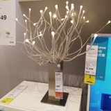 北京正品宜家代购IKEA 烟花灯结婚 LED台灯欧式卧室床头婚庆温馨