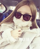 韩国代购冬装新款机车皮羊羔毛中长款棉衣棉服女加厚鹿皮绒外套潮