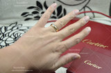 专柜正品Cartier黄金白金玫瑰金/彩金18K卡地亚2.9MM戒指B4086100
