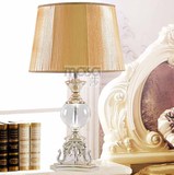 玛莎欧式奢华东南亚大象水晶卧室床头灯客厅书房调光创意时尚台灯