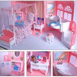 新芭比娃娃甜甜屋儿童玩具过家家玩具大别墅女孩玩具送2个小凯莉