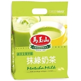台湾进口 正品热卖马玉山抹绿奶茶 速溶抹茶奶茶 香浓可口 16入