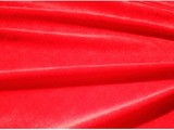 大红色加厚金丝绒布料 会议桌布背景布 地摊布 窗帘舞台服装面料