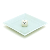 日本香堂 原装进口 水色陶瓷香盘与猫头鹰香座 香插 香炉 现货