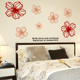 幸福花 温馨卧室浪漫婚房背景墙壁装饰墙贴纸 客厅沙发墙布置贴画