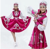 秋冬新款民族服装少数民族服装蒙古族服装演出服女装舞台舞蹈装