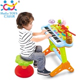 汇乐玩具儿童电子琴带麦克风电源初学者1-2-3-6岁男宝宝钢琴女孩0