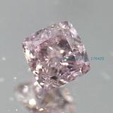 0.71克拉 FLPP 淡彩粉钻带紫 GIA裸钻 结婚钻戒 钻石戒指 彩钻