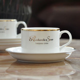 走量特价！欧式骨瓷咖啡杯 唐山经典陶瓷咖啡杯餐具 下午茶杯子