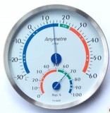 美德时温湿度TH602F家用高精度 温度计湿度计进口机芯