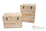 木箱子带锁实木箱木质储物箱大号收纳箱百纳箱带门木柜大号可定做