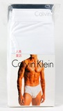 Calvin Klein/凯文克莱3件1包男士全棉针织三角内裤白/黑色#U1000