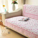 小翠花沙发垫 纯棉花朵坐垫布宜垫 双面单个沙发垫 飘窗垫