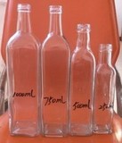 特价透明方形圆形玻璃橄榄油瓶核桃油瓶葵花籽油瓶山茶油瓶油瓶子