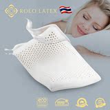 泰国乳胶枕头正品代购ROLO LATEX皇家护颈枕套美容面包保健颈椎