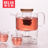 物生物人形花茶壶耐热玻璃组合茶具套装创意带过滤网大泡茶壶水壶