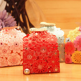 结婚庆用品批发创意欧式回礼盒韩式 喜糖袋喜糖盒个性婚礼糖果盒