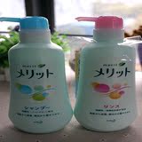 日本KAO花王Merite迪士尼限定儿童弱酸植物精华洗发水+护发素