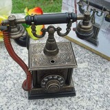 复古电话机模型创意打火机可充气仿古老式电话机工艺品道具收藏品