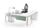 上海办公家具老板桌主管桌电脑桌办公台椅组合简约现代钢架新款