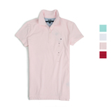 Tommy Hilfiger 经典款Classic Fit夏季新款三扣纯色短袖女Polo衫