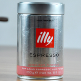 意利 illy咖啡粉 意大利原装进口 中度烘焙 意式纯黑咖啡粉 250克