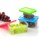 振兴优质加厚食品塑料迷你密封保鲜盒小号 厨房食物收纳盒储物盒