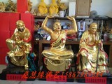 厂家低价出售/批发玻璃钢树脂佛像神像贴金十八罗汉1.2米佛教用品