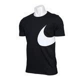 Nike 夏季运动男短袖经典个性大LOGO透气休闲圆领T恤 805002-010