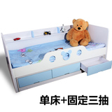 特价一米儿童床带护栏公主床小孩床拖床子母床创意床储物多功能床