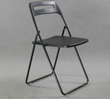 包邮宜家风格椅餐椅折叠椅休闲椅靠背椅塑料椅钢架椅
