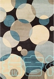现代简约时尚地毯羊毛地毯晴纶地毯客厅地毯圆球圆形几何图案地毯