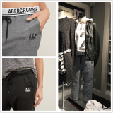 AF现货-美国代购 Abercrombie Fitch 新品女款加厚休闲卫裤JOGGER