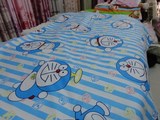 2米包邮纯棉斜纹卡通布料哆啦A梦1.6米宽定做床单被罩/半米7.5元