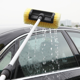 伊司达 洗车刷伸缩杆通水刷子刷车器软毛刷汽车玻璃擦清洁工具