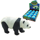 4D立体拼插拼装 珍稀野生动物恐龙蛋益智玩具 熊猫大羚羊猩猩雪豹