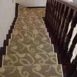 楼梯垫 踏步垫免胶楼梯地毯楼梯防滑垫 异形定制室内丙纶地毯满铺