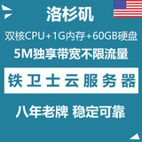 美国1G 双核 VPS月付 不限流量 免备案  独立全新IP 云主机服务器