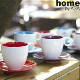 德国ASA出口外贸原单 欧式创意陶瓷咖啡杯碟套装 拿铁 卡布奇诺